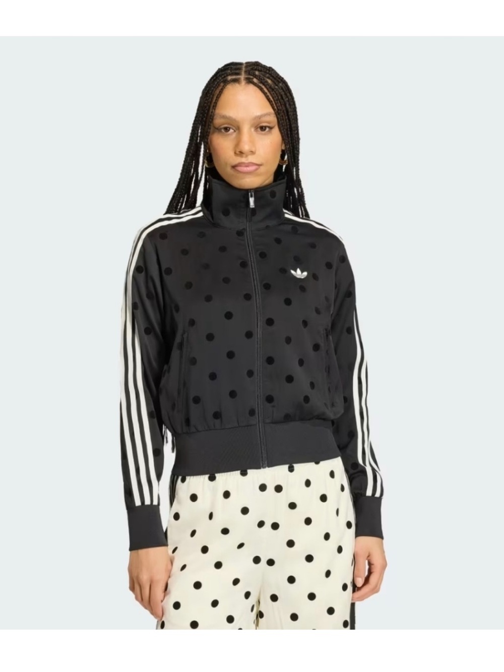 NWT Adidas Polka Dot Track Jacket - Picture 3 of 6